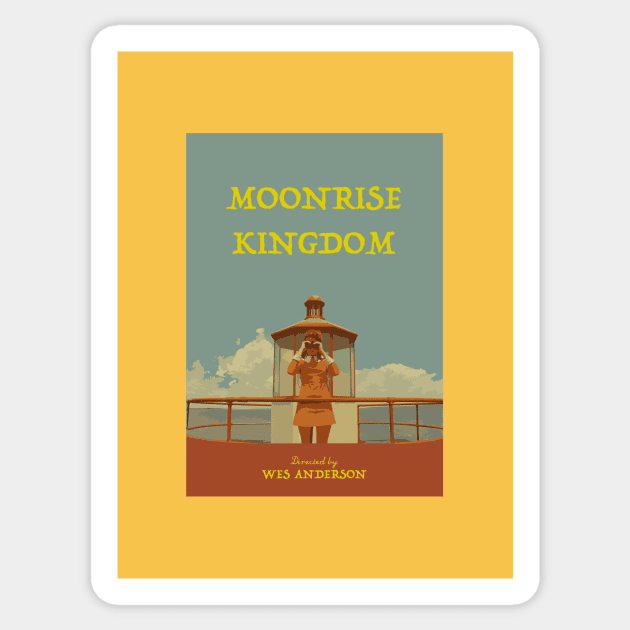 Moonrise Kingdom Sticker by AquaMockingbird